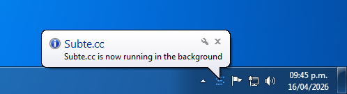 Background Notification
